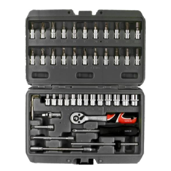 YATO 1/4" Socket Set 46 Pcs (YT-14474)