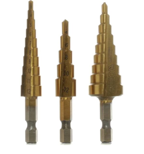 YATO Step Drill Set 3 Pcs (YT-44731)