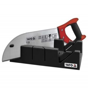 YATO Plastic Miter Box with Dovetail Saw 350mm (YT-3150)