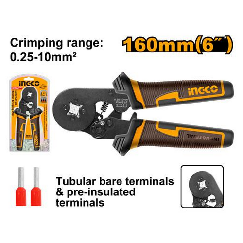 INGCO Crimping Pliers 0.25-10MM2 (HRCPG05210)